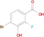 4-Bromo-2-fluoro-3-hydroxybenzoic acid