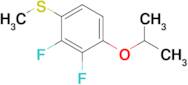 (2,3-Difluoro-4-isopropoxyphenyl)(methyl)sulfane