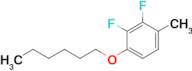 2,3-Difluoro-1-(hexyloxy)-4-methylbenzene