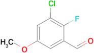 3-Chloro-2-fluoro-5-methoxybenzaldehyde