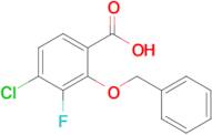 2-(Benzyloxy)-4-chloro-3-fluorobenzoic acid