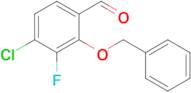 2-(Benzyloxy)-4-chloro-3-fluorobenzaldehyde