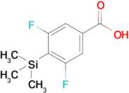 3,5-Difluoro-4-(trimethylsilyl)benzoic acid