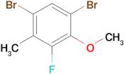 1,5-Dibromo-3-fluoro-2-methoxy-4-methylbenzene