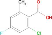 2-Chloro-4-fluoro-6-methylbenzoic acid