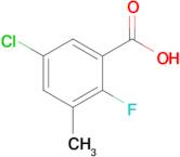 5-Chloro-2-fluoro-3-methylbenzoic acid