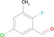 5-Chloro-2-fluoro-3-methylbenzaldehyde