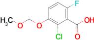 2-Chloro-6-fluoro-3-(methoxymethoxy)benzoic acid