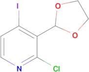 2-Chloro-3-(1,3-dioxolan-2-yl)-4-iodopyridine