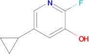 5-Cyclopropyl-2-fluoro-3-hydroxypyridine