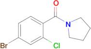 1-[(4-Bromo-2-chlorophenyl)carbonyl]pyrrolidine