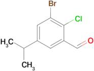 3-Bromo-2-chloro-5-isopropylbenzaldehyde