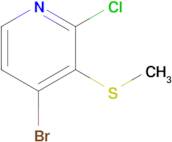 4-Bromo-2-chloro-3-(methylsulfanyl)pyridine