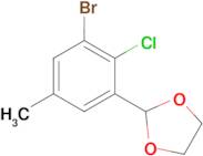 2-(3-Bromo-2-chloro-5-methylphenyl)-1,3-dioxolane