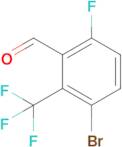 3-Bromo-6-fluoro-2-(trifluoromethyl)benzaldehyde