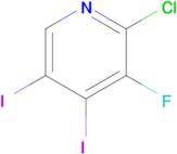 2-Chloro-3-fluoro-4,5-diiodopyridine