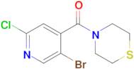 (5-Bromo-2-chloropyridin-4-yl)(thiomorpholino)methanone