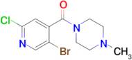 (5-Bromo-2-chloropyridin-4-yl)(4-methylpiperazin-1-yl)methanone