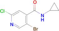 5-Bromo-2-chloro-N-cyclopropylisonicotinamide