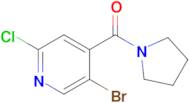 (5-Bromo-2-chloropyridin-4-yl)(pyrrolidin-1-yl)methanone