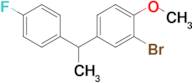 2-Bromo-4-(1-(4-fluorophenyl)ethyl)-1-methoxybenzene