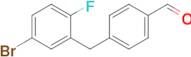 4-(5-Bromo-2-fluorobenzyl)benzaldehyde