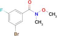 3-Bromo-5-fluoro-N-methoxy-N-methylbenzamide