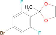 2-(4-Bromo-2,6-difluorophenyl)-2-methyl-1,3-dioxolane