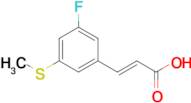 (E)-3-(3-Fluoro-5-(methylthio)phenyl)acrylic acid