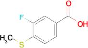 3-Fluoro-4-(methylthio)benzoic acid