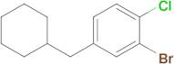 2-Bromo-1-chloro-4-(cyclohexylmethyl)benzene