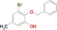 2-(Benzyloxy)-3-bromo-5-methylphenol