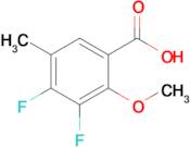 3,4-Difluoro-2-methoxy-5-methylbenzoic acid