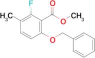 Methyl 6-(benzyloxy)-2-fluoro-3-methylbenzoate