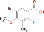 5-Bromo-2-fluoro-4-methoxy-3-methylbenzoic acid