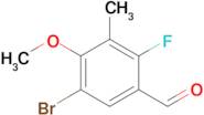 5-Bromo-2-fluoro-4-methoxy-3-methylbenzaldehyde