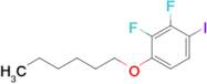 2,3-Difluoro-1-(hexyloxy)-4-iodobenzene