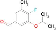 4-Fluoro-3-isopropoxy-5-methylbenzaldehyde