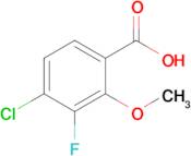 4-Chloro-3-fluoro-2-methoxybenzoic acid