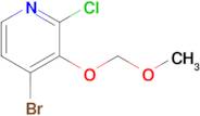 4-Bromo-2-chloro-3-(methoxymethoxy)pyridine