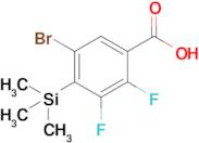 5-Bromo-2,3-difluoro-4-(trimethylsilyl)benzoic acid