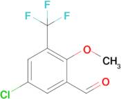 5-Chloro-2-methoxy-3-(trifluoromethyl)benzaldehyde