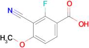 3-Cyano-2-fluoro-4-methoxybenzoic acid