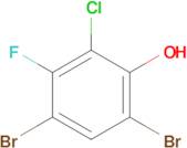 4,6-Dibromo-2-chloro-3-fluorophenol