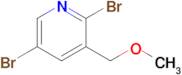 2,5-Dibromo-3-(methoxymethyl)pyridine