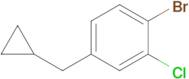 1-Bromo-2-chloro-4-(cyclopropylmethyl)benzene