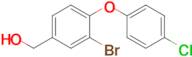 (3-Bromo-4-(4-chlorophenoxy)phenyl)methanol