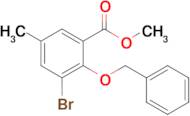 Methyl 2-(benzyloxy)-3-bromo-5-methylbenzoate