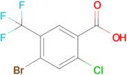 4-Bromo-2-chloro-5-(trifluoromethyl)benzoic acid