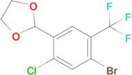 2-(4-Bromo-2-chloro-5-(trifluoromethyl)phenyl)-1,3-dioxolane